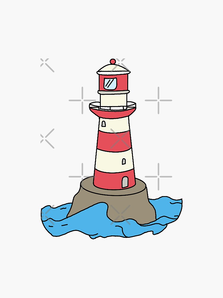 Lighthouse Sticker For Sale By Stickersbylaurt Redbubble