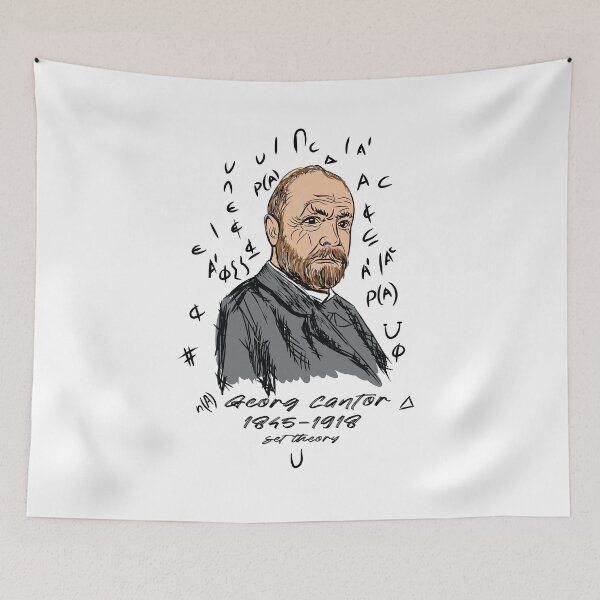 Item preview, Georg Cantor 1845-1918 German Mathematician who created set theory, which has become a fundamental theory in mathematics designed and sold by KARTICK DUTTA.