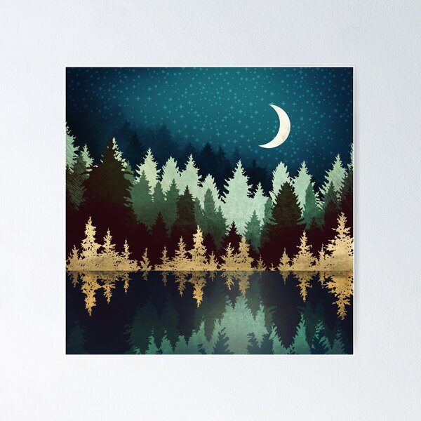 Item preview, Star Forest Reflection designed and sold by spacefrogdesign.