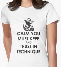 Calm you must keep Women's Fitted T-Shirt