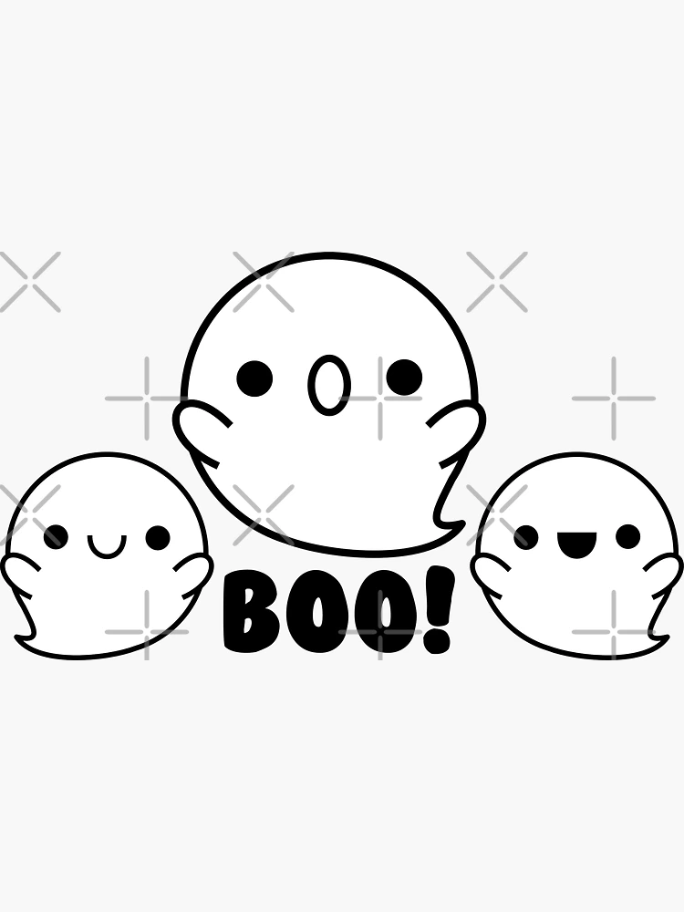  GI Halloween Stickers Cute But Spooky, Stickers for Halloween  Girls, Cute Ghost Ghoul Pumpkin Bat Spider Kawaii