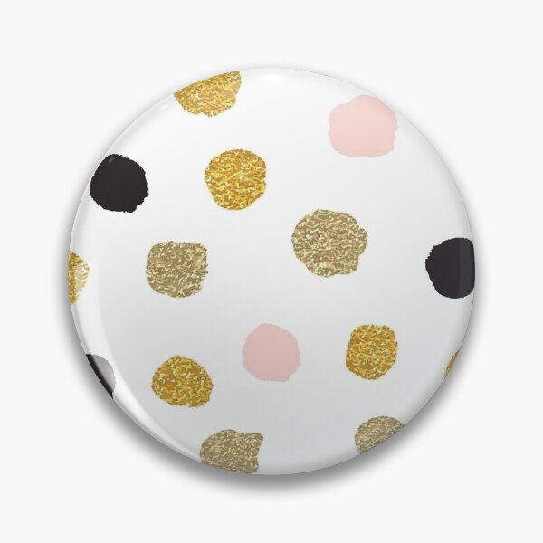 Item preview, Gold, Black & Pink Polka Dot  designed and sold by Danielle555.