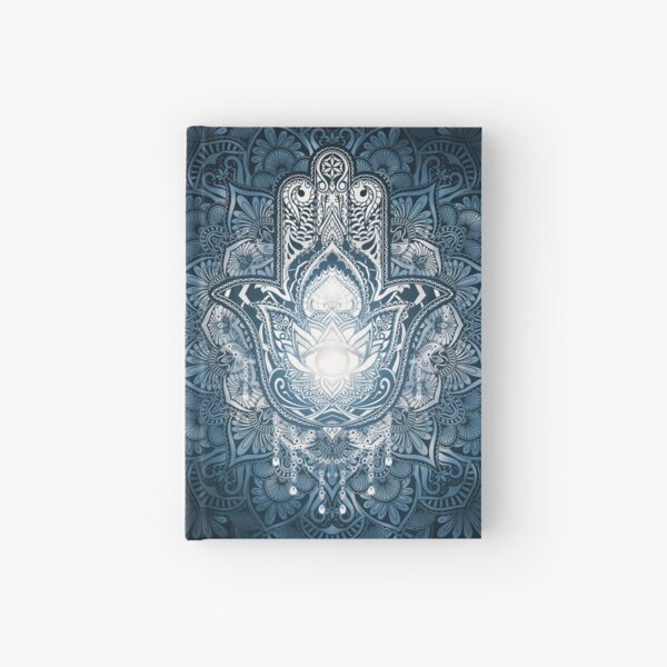  or also: Hand of Fatima. It is a magical symbol of protection from Islamic culture and protects against negative energies and entities. This design is a perfect gift for the spiritual Hardcover Journal