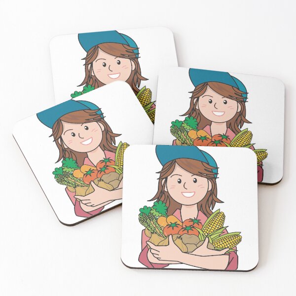 Item preview, Chica con verduras designed and sold by greengoodnich.