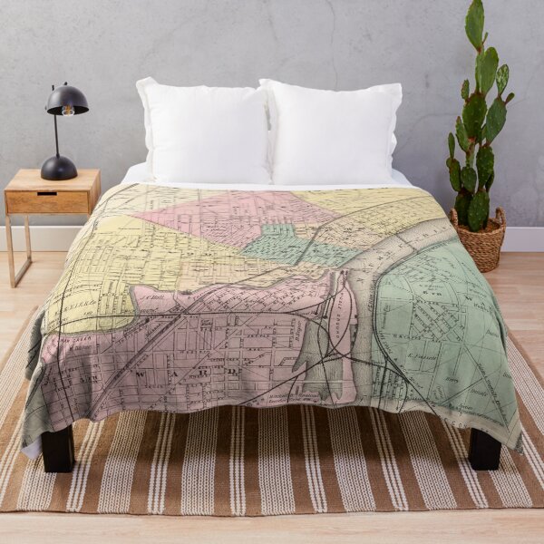 Item preview, Vintage Map of Toledo OH (1872) designed and sold by BravuraMedia.