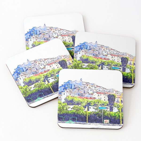 Item preview, View of the village of Scalea with traffic lights designed and sold by Giuseppe Cocco.