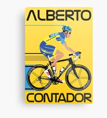 ALBERTO CONTADOR Metallbild