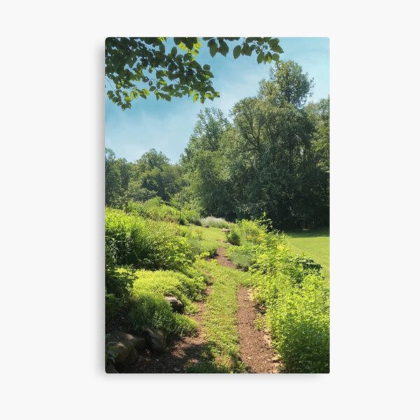 Herb Garden Path - Image to Complete Health, Family and Community Canvas Print