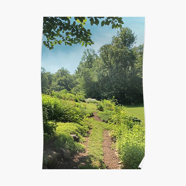 Herb Garden Path - Image to Complete Health, Family and Community Poster