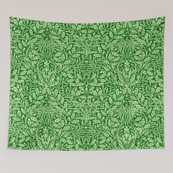 Item preview, Art Nouveau Floral Damask, Emerald Green  designed and sold by Marymarice.