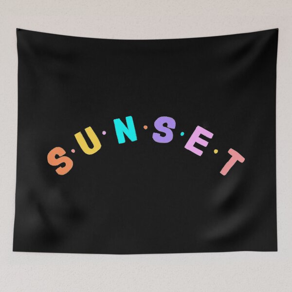 Item preview, Sunset Colorful Quote designed and sold by trajeado14.