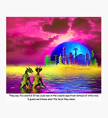 Reptilians' Lament Photographic Print