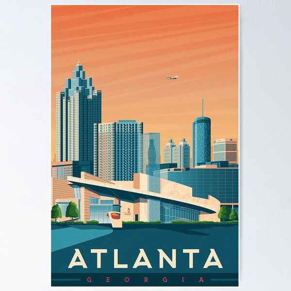 Item preview, ATLANTA - Georgia  designed and sold by art-lovers.
