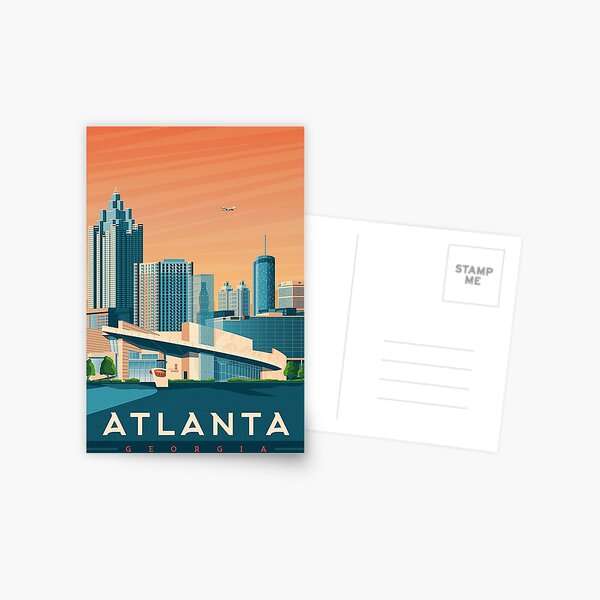 Aperçu de l'œuvre Atlanta, Géorgie créée et vendue par art-lovers.