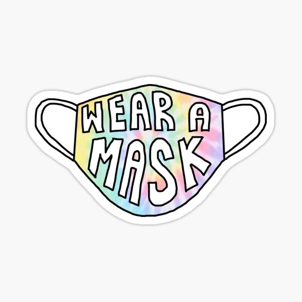 copy of wear a mask sticker by courtneyklich redbubble