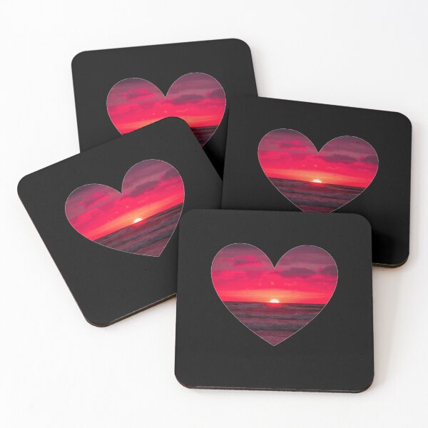 Item preview, Sunset in Heart Shape designed and sold by widianeworld.