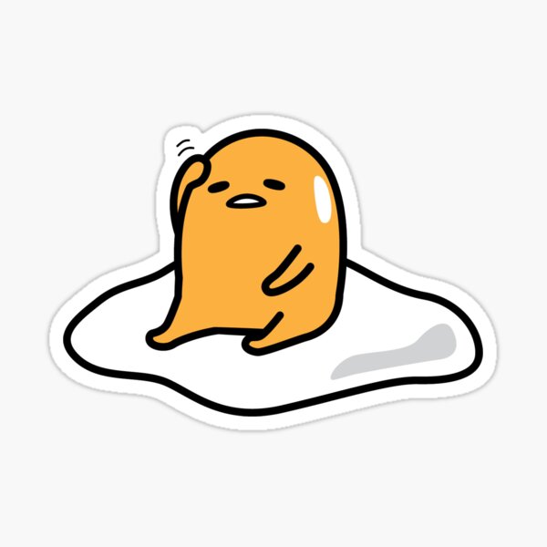 Lazy Egg Stickers | Redbubble