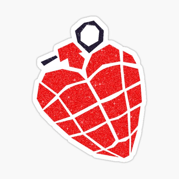 Glitter American Idiot Logo Sticker