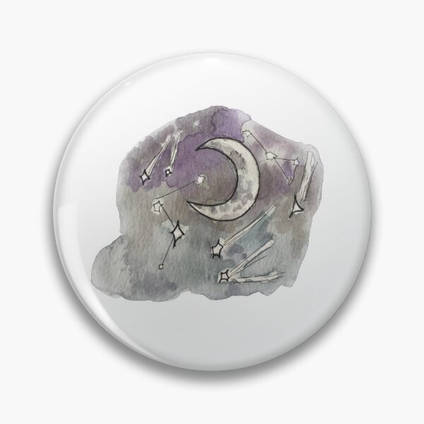 Item preview, Whimsical Night Sky with Constellations Illustration in Watercolor designed and sold by Regan Ralston.