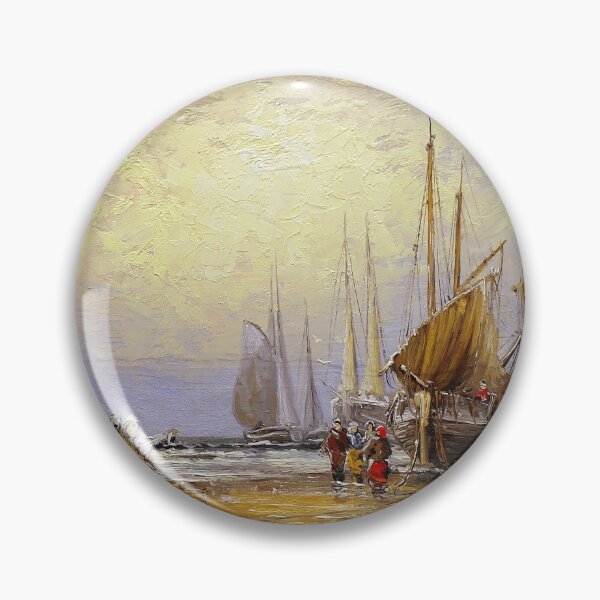Item preview, Boat at Seashore designed and sold by Ethiyo.