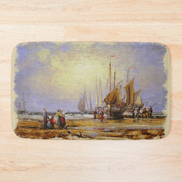 Item preview, Boat at Seashore designed and sold by Ethiyo.