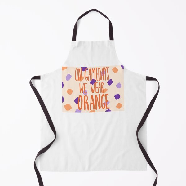 Item preview, On Gamedays We Wear Orange- Dots - Orange and Purple designed and sold by emilees.