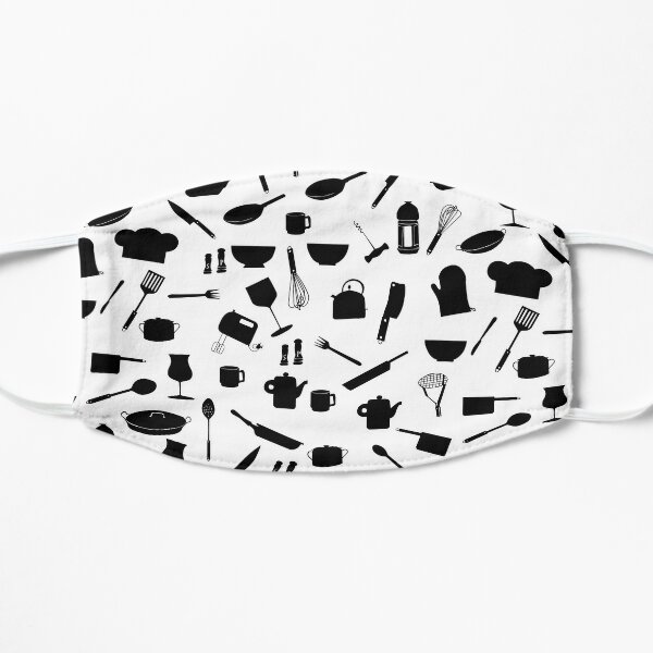 Kitchen Chef Mask Flat Mask