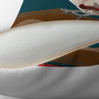 Alternate view of Woodpecker Design Floor Pillow