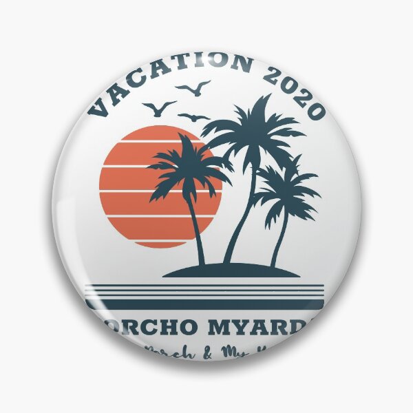 Item preview, Quarantine Design Vacation 2020 / Funny Social Distancing Tank Top designed and sold by CreatedByHeidi.