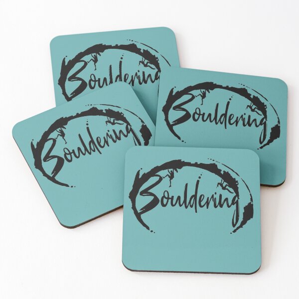 Item preview, Bouldering Lifestyle Boulder Gift Blue designed and sold by MadandMean.