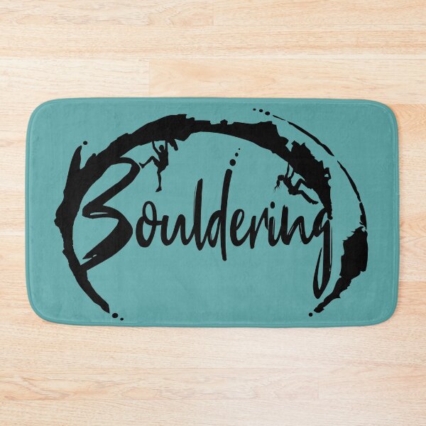 Item preview, Bouldering Lifestyle Boulder Gift Blue designed and sold by MadandMean.