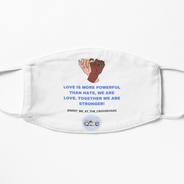 Love is more powerful Flat Mask