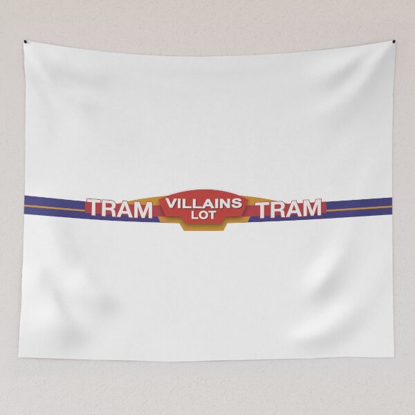 Item preview, Villains Parking Lot Tram Sign designed and sold by TYPhoenicians.