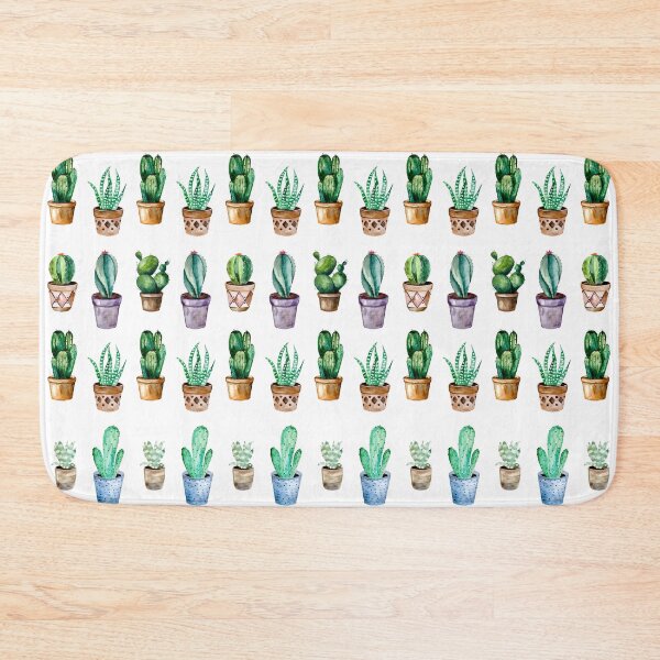 Item preview, Cactus and little plants pattern designed and sold by BekkaCampbell.