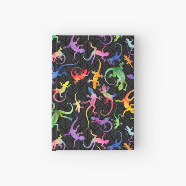 Rainbow Lizards Hardcover Journal