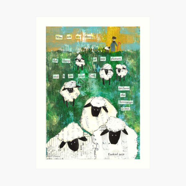 You are My Sheep Art Print
