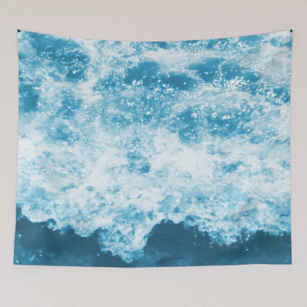 Item preview, Blue Atlantic Ocean Waves  designed and sold by Sarah Wainwright.