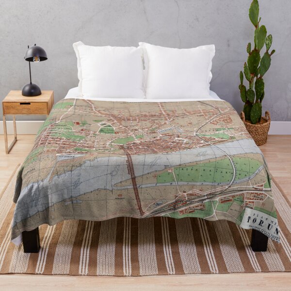 Item preview, Vintage Map of Torun Poland (1921) designed and sold by BravuraMedia.