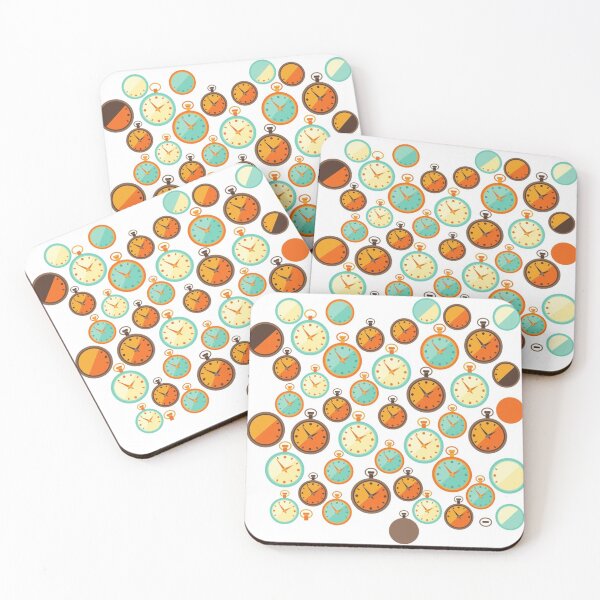 Item preview, Unique Retro Clock Pattern  designed and sold by Pris25.
