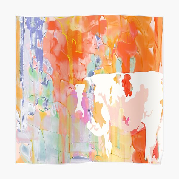 painted Cow Poster