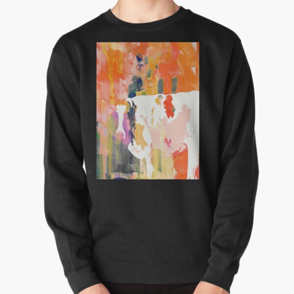 painted Cow Pullover Sweatshirt
