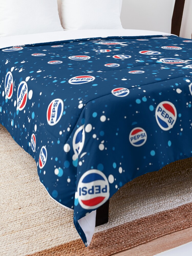 Alternate view of Blue Pepsi Circles Comforter