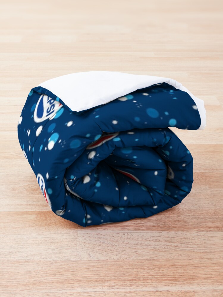 Alternate view of Blue Pepsi Circles Comforter