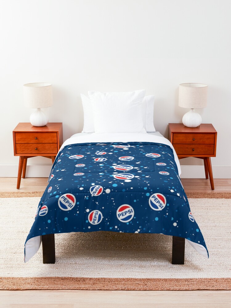 Alternate view of Blue Pepsi Circles Comforter