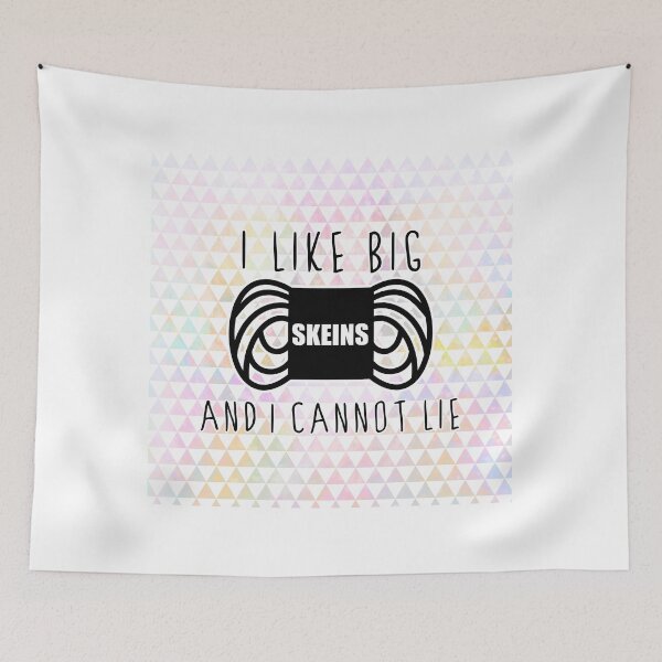 Item preview, i like big skeins and i cannot lie funny yarn knit crochet designed and sold by hellohappy.
