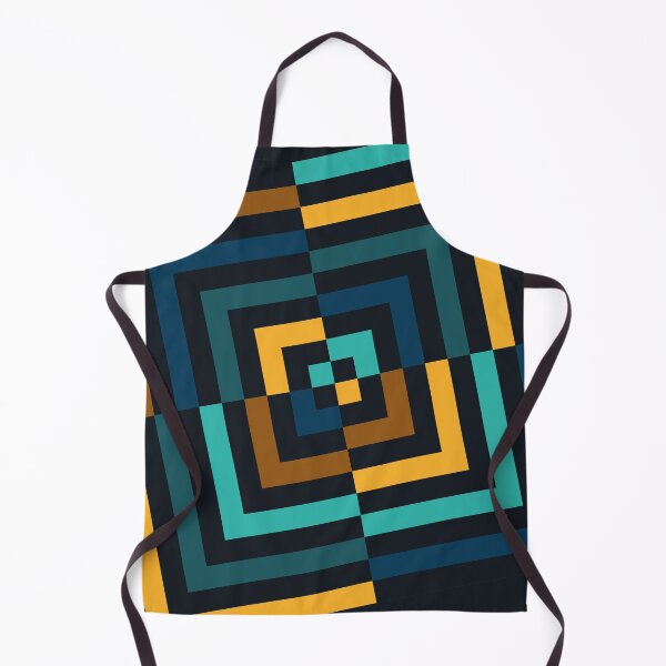 Item preview, Angled Lines - Blues, Yellow and Brown Edition designed and sold by XavierWendling.