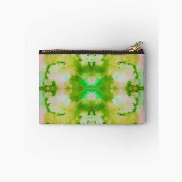Item preview, Green Pink Yellow Batik Fractal Mandala Tie dye pattern V3 designed and sold by blastshmucks.