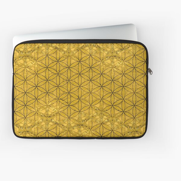 Vista previa del artículo con la obra «flor de la vida patrón oro profundo», diseñado y vendido por filippobassano.