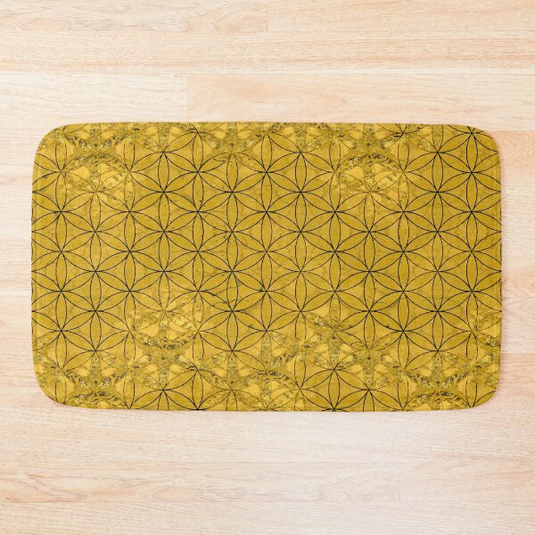 Item preview, flower of life deep gold pattern designed and sold by filippobassano.