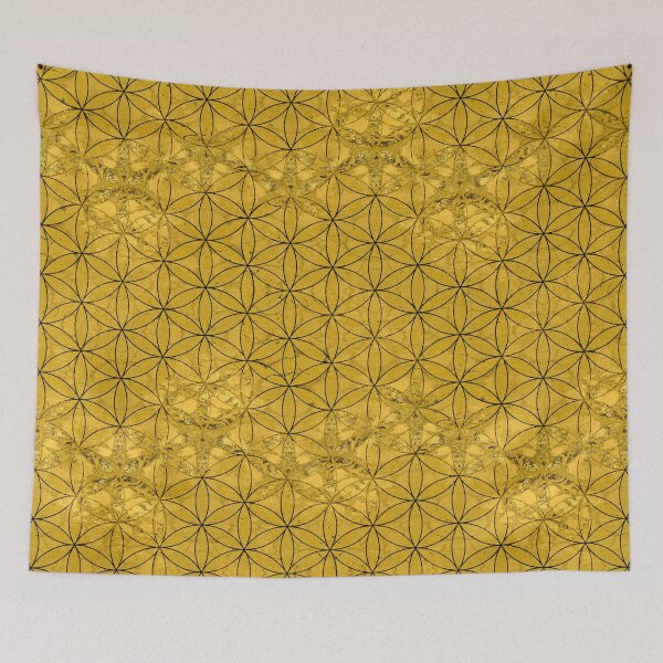 Item preview, flower of life deep gold pattern designed and sold by filippobassano.